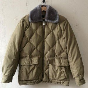 Vintage Goose Down Puffer Coat